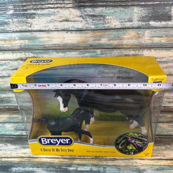Breyer Horse Of My Very Own Welsh Mare & Foal Nistar Blazing Kansas & Ethel NIB - Picture 10 of 10
